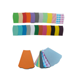 Saias em godê e corte reto